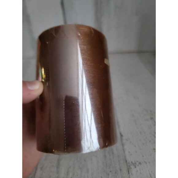 Pier 1 Imports bronze ringed unscented candle - Picture 3 of 4